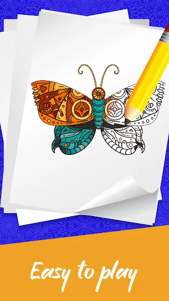 Mandala Coloring Book Game (Мандала Книга раскрасок  Игра) [МОД: Много денег, Монет и Все открыто] Screenshot 2