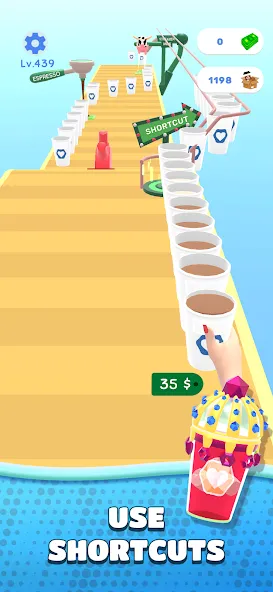 Coffee Stack (Кофейная башня) [МОД: Деньги, Монеты и Меню MOD] Screenshot 4