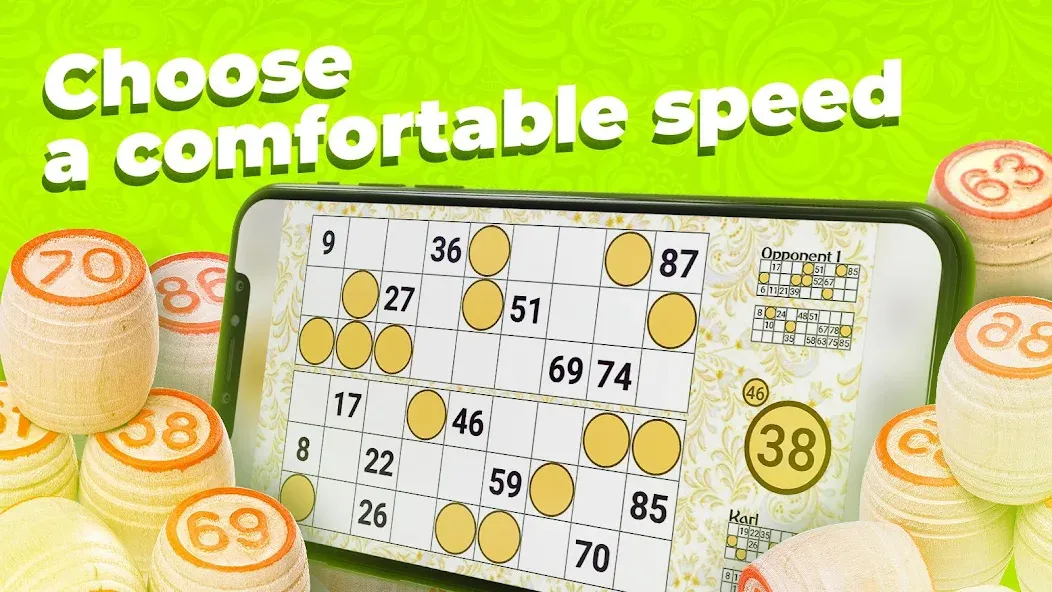 Russian Loto - 90 Ball Bingo [МОД: Много денег, Монет и Все открыто] Screenshot 2