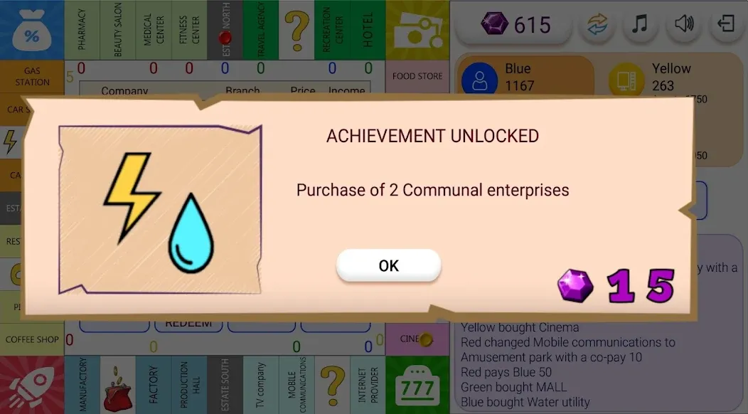 Monopolist Business Dice Board [МОД: Меню, Бесконечные монеты и Открытые уровни] Screenshot 5