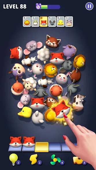 Matching Fun: Match Triple 3D (Матчинг Фан) [МОД: Много денег, Монет и Все открыто] Screenshot 1