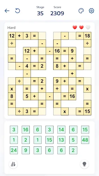 Crossmath - Math Puzzle Games (Математические головоломки игры) [МОД: Много денег, Монет и Все открыто] Screenshot 1