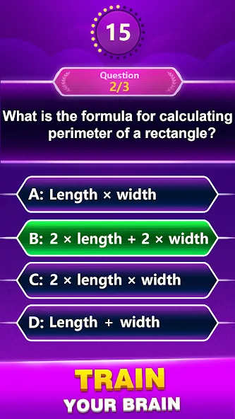 Math Trivia - Quiz Puzzle Game (Математические загадки) [МОД: Меню, Бесконечные монеты и Открытые уровни] Screenshot 3