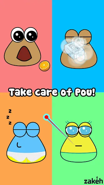 Pou (Пуо) [МОД: Много денег, Монет и Все открыто] Screenshot 1