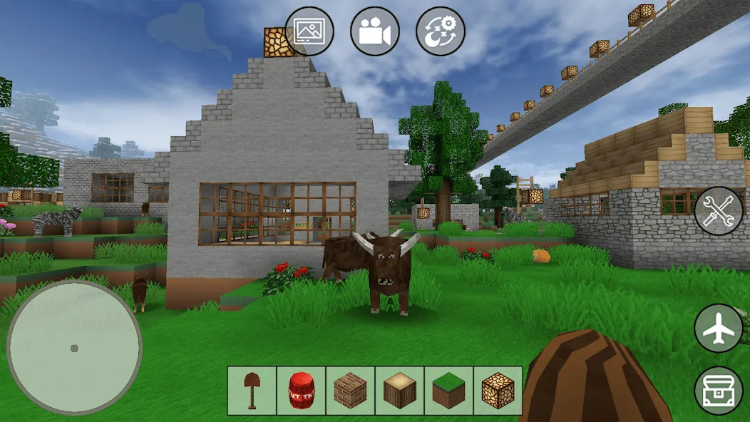 Mini Block Craft (Мини Блок Ремесло) [МОД: Деньги, Монеты и Меню MOD] Screenshot 2