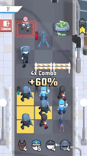 Police Raid: Heist Quest 3D (Полицейская рейд) [МОД: Меню, Бесконечные монеты и Открытые уровни] Screenshot 1