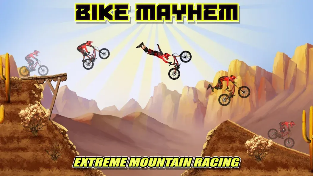 Bike Mayhem Free (Байк Мейхем Фри) [МОД: Меню, Бесконечные монеты и Открытые уровни] Screenshot 5