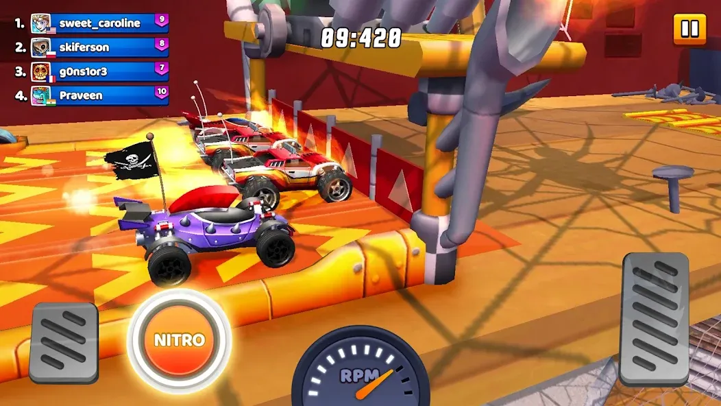 Nitro Jump - Car Racing (Нитро Джамп Рейсинг) [МОД: Все открыто, Дополнительные деньги и Меню MOD] Screenshot 1