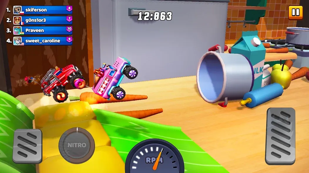 Nitro Jump - Car Racing (Нитро Джамп Рейсинг) [МОД: Все открыто, Дополнительные деньги и Меню MOD] Screenshot 5