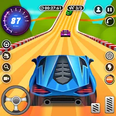 Скачать Nitro Jump - Car Racing (Нитро Джамп Рейсинг) [МОД: Все открыто, Дополнительные деньги и Меню MOD] | Взлом Nitro Jump - Car Racing на Андроид
