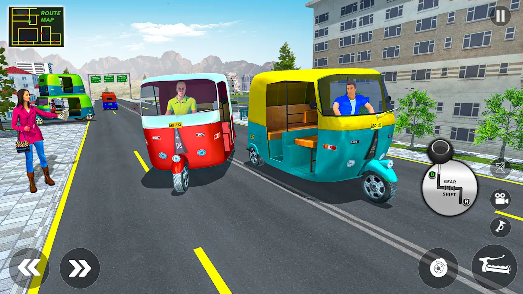 Tuk Tuk Auto Rickshaw Game 3d [МОД: Много монет, Открытые уровни и Мега MOD] Screenshot 1