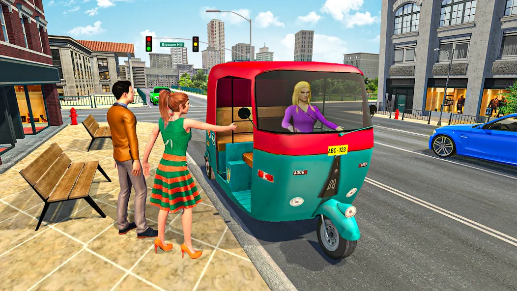Tuk Tuk Auto Rickshaw Game 3d [МОД: Много монет, Открытые уровни и Мега MOD] Screenshot 2