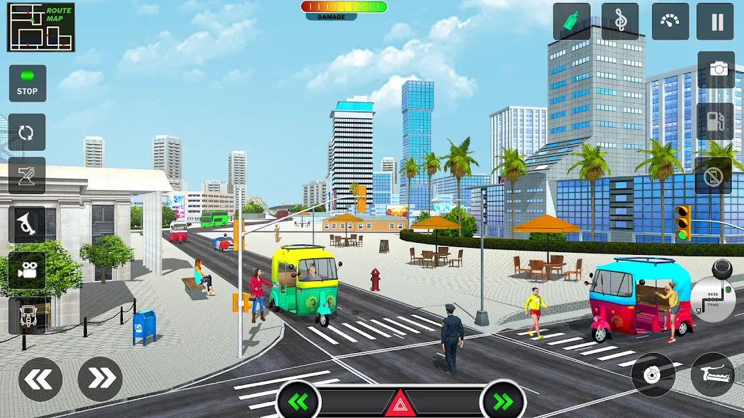 Tuk Tuk Auto Rickshaw Game 3d [МОД: Много монет, Открытые уровни и Мега MOD] Screenshot 4