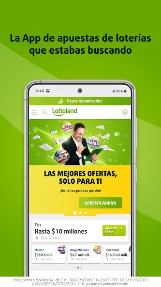 Lottoland: Lotería & Casino (Лоттоланд) [МОД: Много денег, Монет и Все открыто] Screenshot 1
