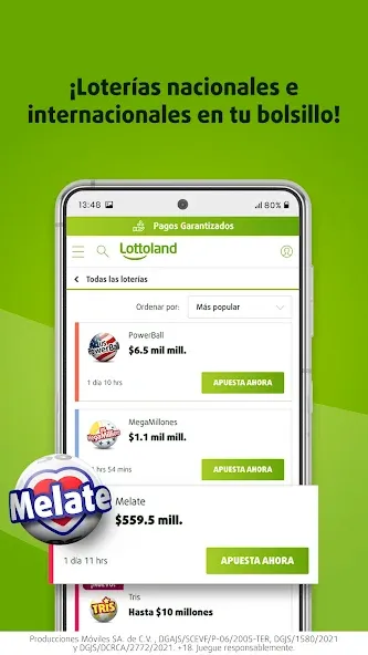 Lottoland: Lotería & Casino (Лоттоланд) [МОД: Много денег, Монет и Все открыто] Screenshot 2