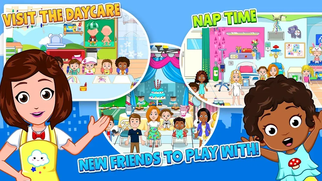 My City : Babysitter (Мой город) [МОД: Меню, Бесконечные монеты и Открытые уровни] Screenshot 3