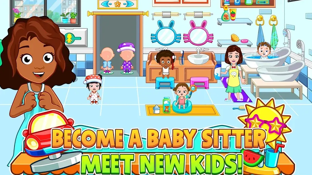 My City : Babysitter (Мой город) [МОД: Меню, Бесконечные монеты и Открытые уровни] Screenshot 5