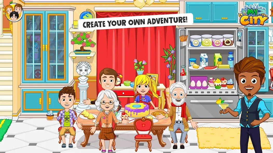 My City : Grandparents Home (Мой город) [МОД: Меню, Бесконечные монеты и Открытые уровни] Screenshot 2