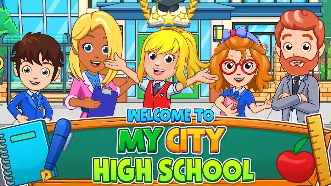 My City : High School (Мой город) [МОД: Много денег, Монет и Все открыто] Screenshot 1