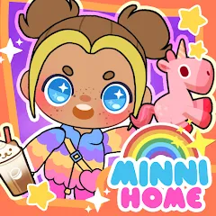Скачать Minni Family Home - Play House (Минни Семейный дом) [МОД: Меню, Бесконечные монеты и Открытые уровни] | Взлом Minni Family Home - Play House на Андроид