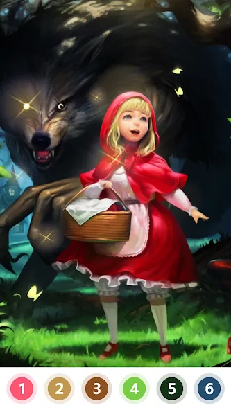 Myth & Fairy Color by Number [МОД: Много денег, Монет и Все открыто] Screenshot 1