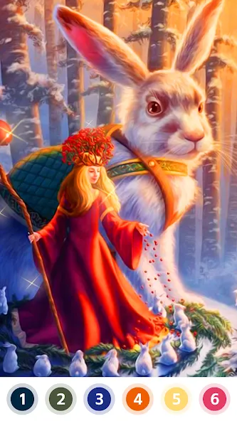 Myth & Fairy Color by Number [МОД: Много денег, Монет и Все открыто] Screenshot 2