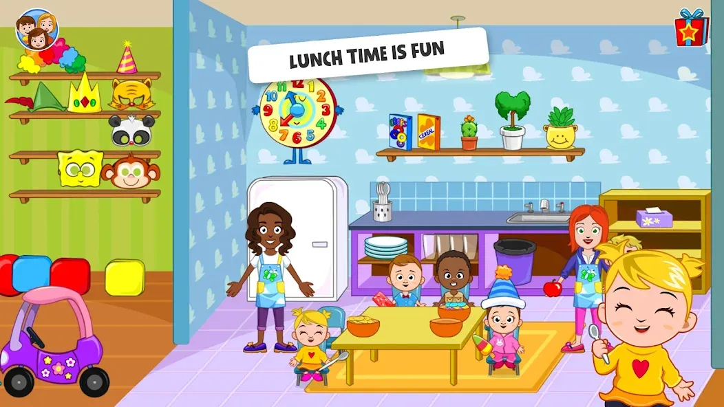 My Town : Daycare Game [МОД: Деньги, Монеты и Меню MOD] Screenshot 4