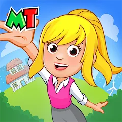 Скачать My Town World - Mega Doll City (Май Таун) [МОД: Много монет, Открытые уровни и Мега MOD] | Взлом My Town World - Mega Doll City на Андроид