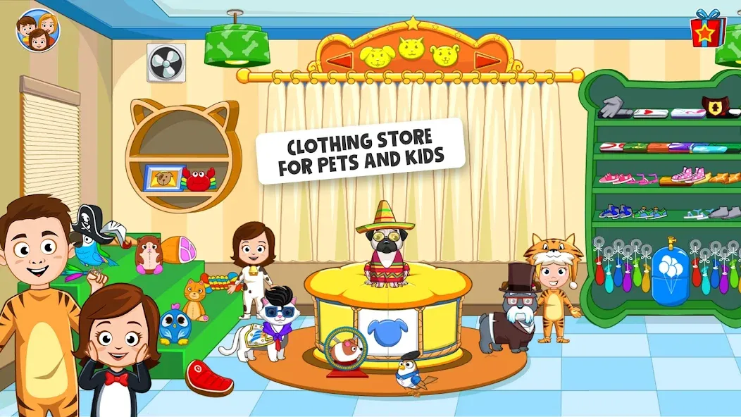 My Town: Pet games & Animals (Май Таун) [МОД: Бесконечные деньги, Монеты и Мега MOD] Screenshot 2