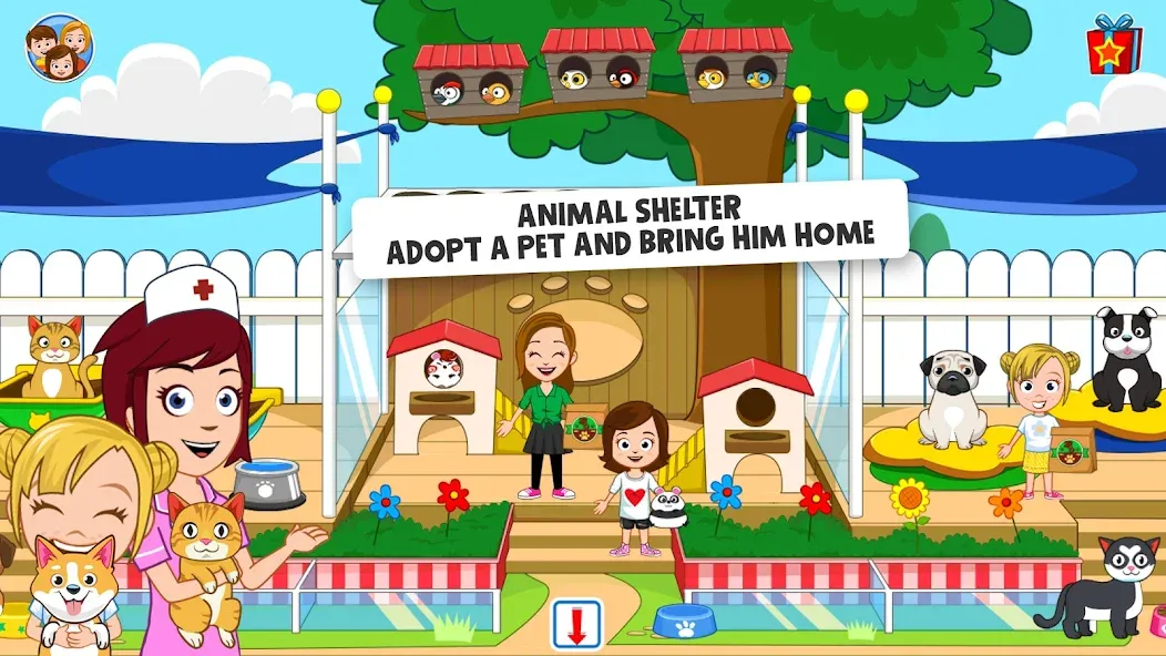 My Town: Pet games & Animals (Май Таун) [МОД: Бесконечные деньги, Монеты и Мега MOD] Screenshot 4