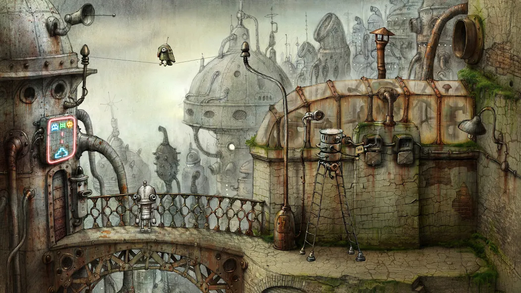 Machinarium Demo (Махинариум) [МОД: Все открыто, Дополнительные деньги и Меню MOD] Screenshot 4