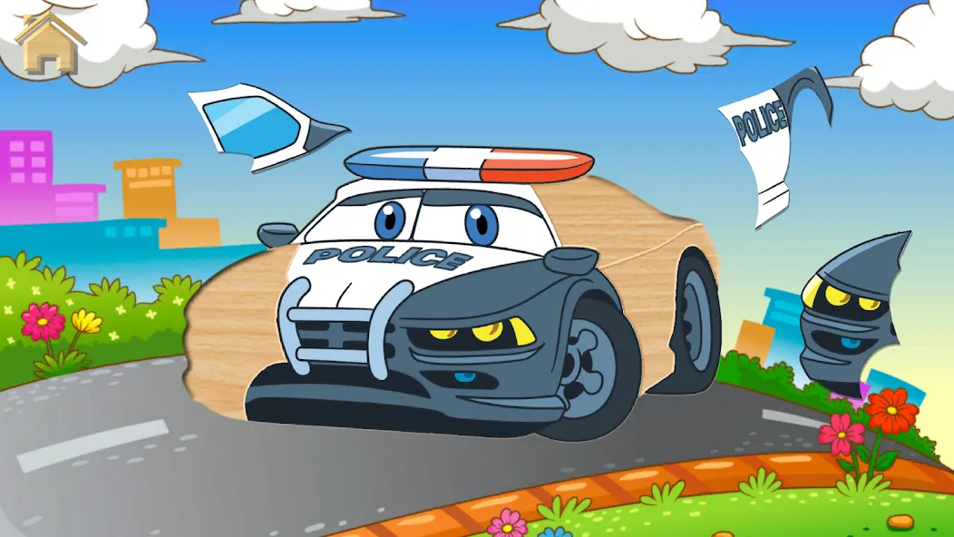 Car Puzzles for Toddlers [МОД: Бесконечные деньги, Монеты и Мега MOD] Screenshot 2