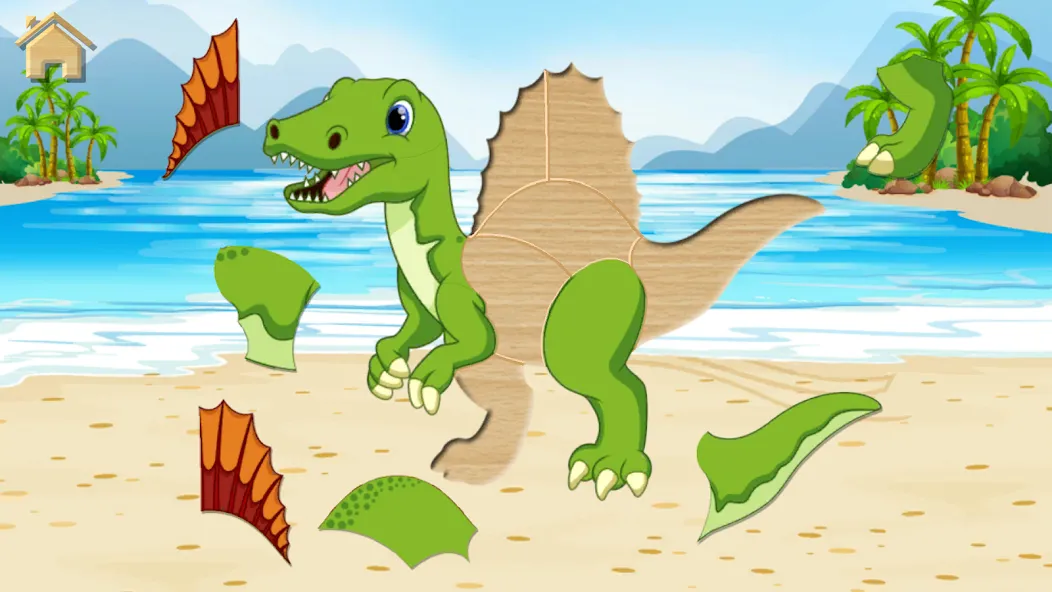 Dino Puzzle [МОД: Все открыто, Дополнительные деньги и Меню MOD] Screenshot 5