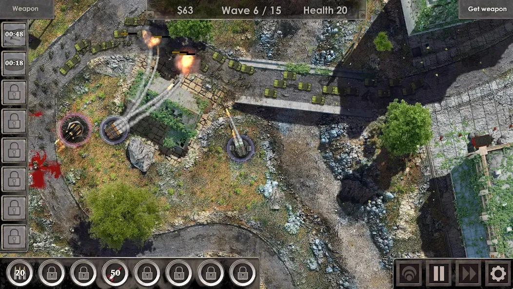 Defense Zone 3 HD (Дефенс Зон 3 ) [МОД: Много денег, Монет и Все открыто] Screenshot 1