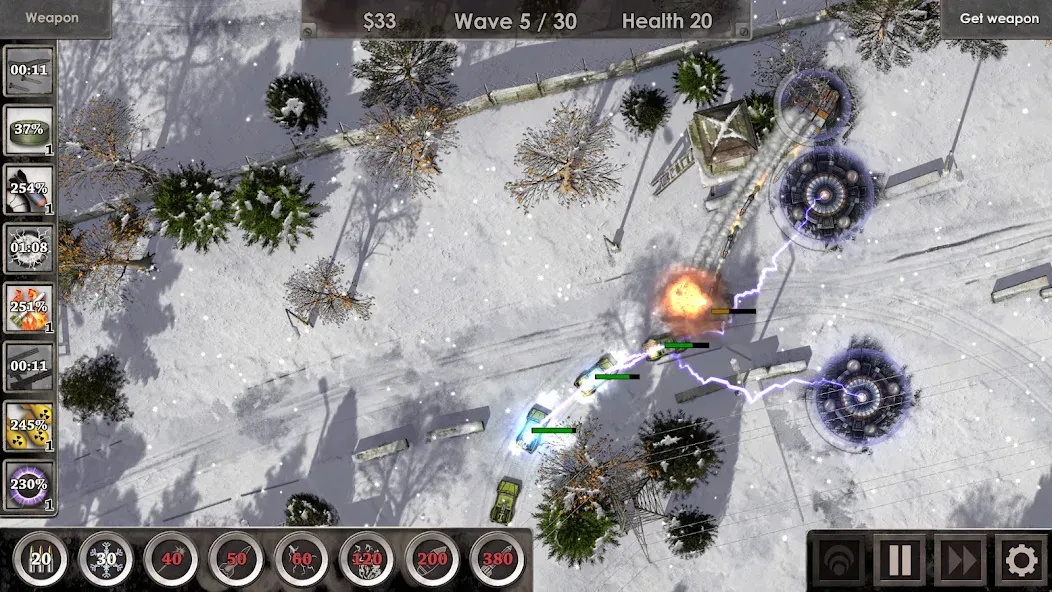 Defense Zone 3 Ultra HD (Дефенс Зона 3 Ультра ХД) [МОД: Много монет, Открытые уровни и Мега MOD] Screenshot 3