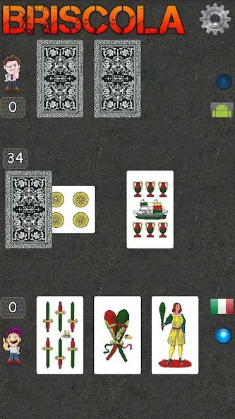 Briscola (Брискола) [МОД: Бесконечные деньги, Монеты и Мега MOD] Screenshot 5