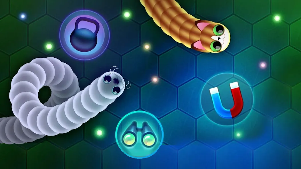 Wormax.io [МОД: Бесконечные деньги, Монеты и Мега MOD] Screenshot 2