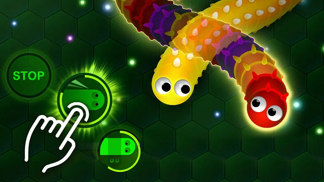 Wormax.io [МОД: Бесконечные деньги, Монеты и Мега MOD] Screenshot 5
