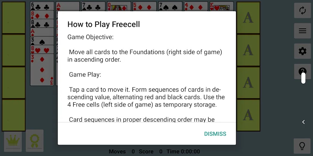 FreeCell with Leaderboards (Фрикел с таблицей лидеров) [МОД: Деньги, Монеты и Меню MOD] Screenshot 5