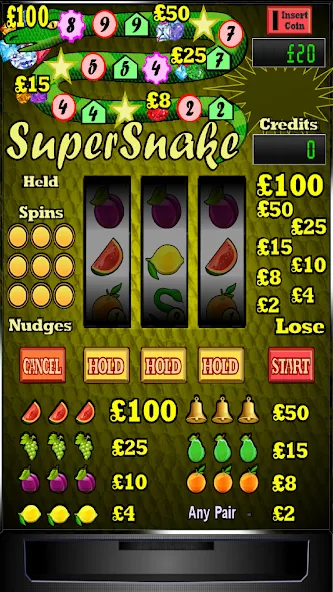 Super Snake Slot Machine [МОД: Все открыто, Дополнительные деньги и Меню MOD] Screenshot 1