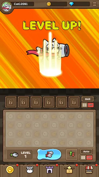 Cat Hero : Idle RPG (Кэт Хиро) [МОД: Много денег, Монет и Все открыто] Screenshot 2