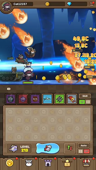 Cat Hero : Idle RPG (Кэт Хиро) [МОД: Много денег, Монет и Все открыто] Screenshot 4