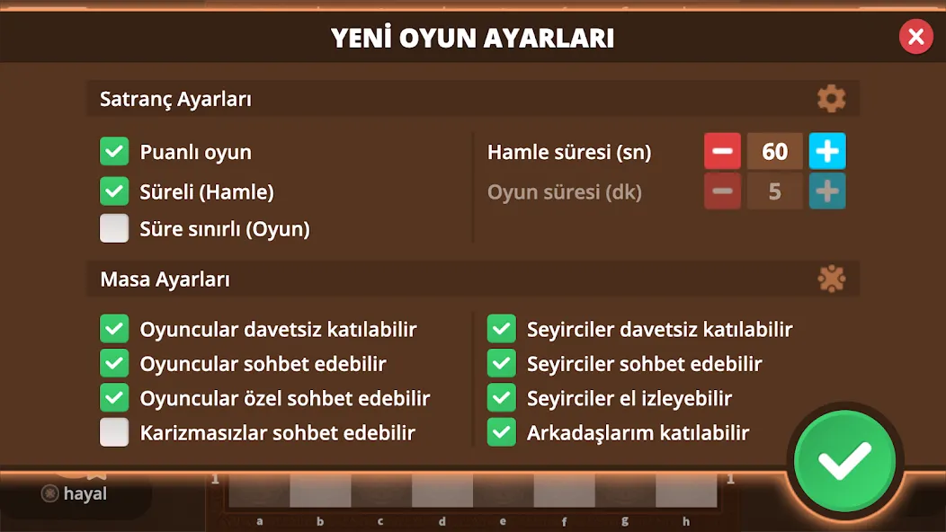 Satranç Online [МОД: Все открыто, Дополнительные деньги и Меню MOD] Screenshot 3