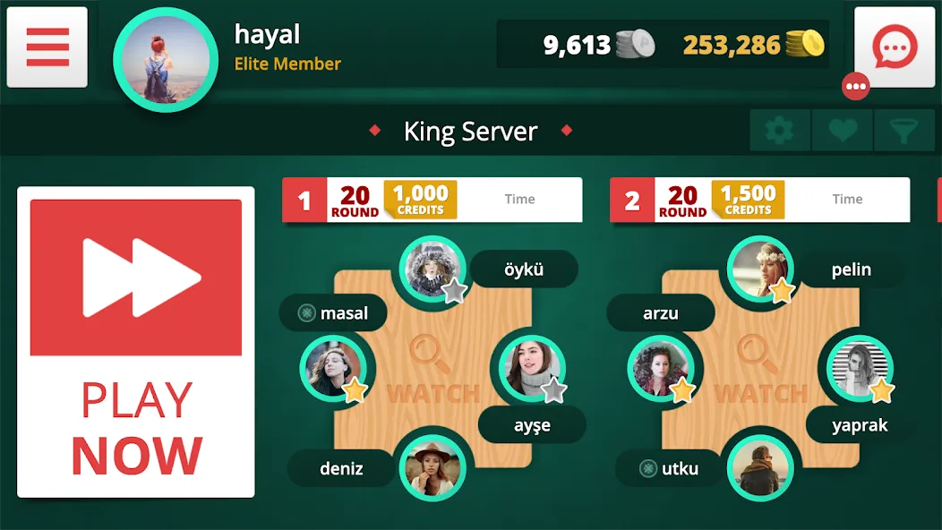 King Online [МОД: Все открыто, Дополнительные деньги и Меню MOD] Screenshot 3