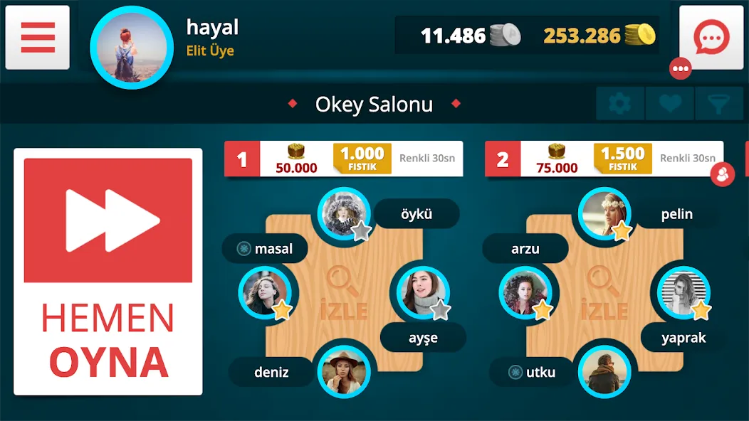Okey Online (Окей Онлайн) [МОД: Меню, Бесконечные монеты и Открытые уровни] Screenshot 4