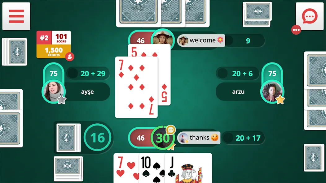 Pisti Online [МОД: Бесконечные деньги, Монеты и Мега MOD] Screenshot 2
