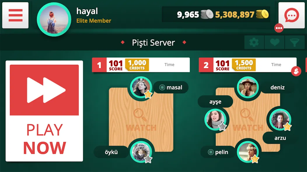 Pisti Online [МОД: Бесконечные деньги, Монеты и Мега MOD] Screenshot 4