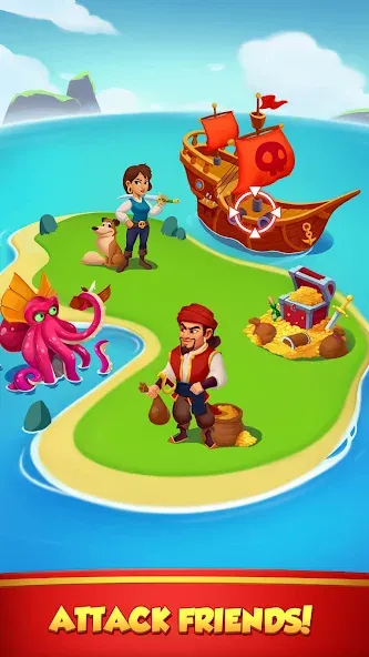 Coin Rush - Pirate GO! (Коин Раш) [МОД: Деньги, Монеты и Меню MOD] Screenshot 4