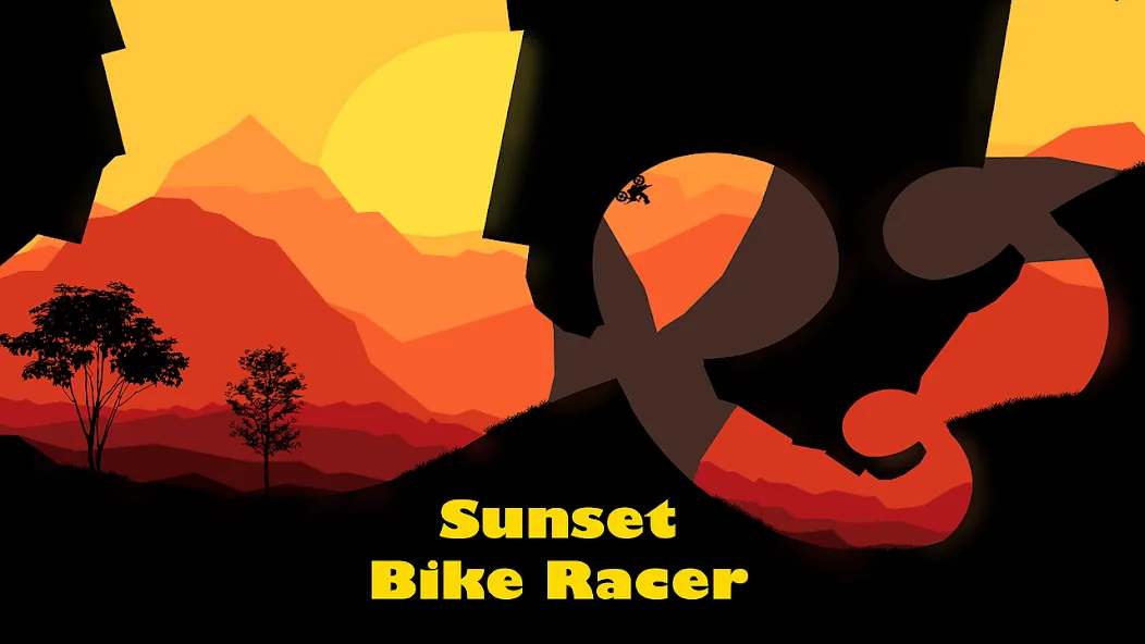 Sunset Bike Racer - Motocross (Сансет Байк Рейсер) [МОД: Меню, Бесконечные монеты и Открытые уровни] Screenshot 1
