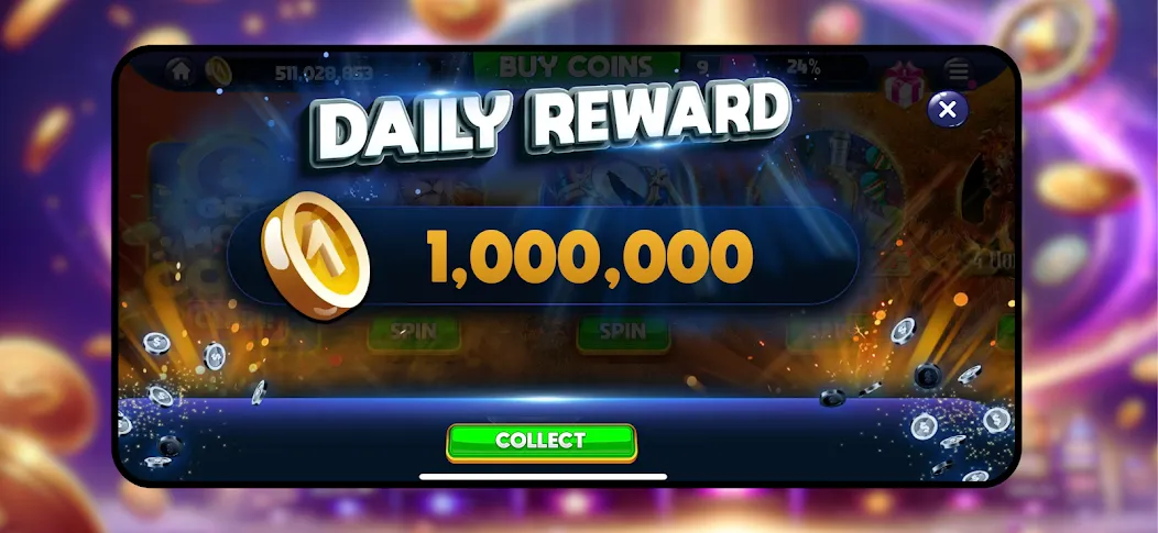 Majestic Slots: Slot Machine [МОД: Все открыто, Дополнительные деньги и Меню MOD] Screenshot 2